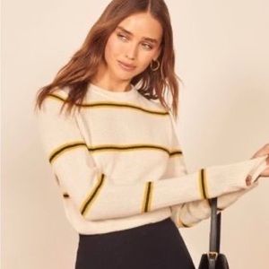 REFORMATION Cashmere Crew Sweater Size XS